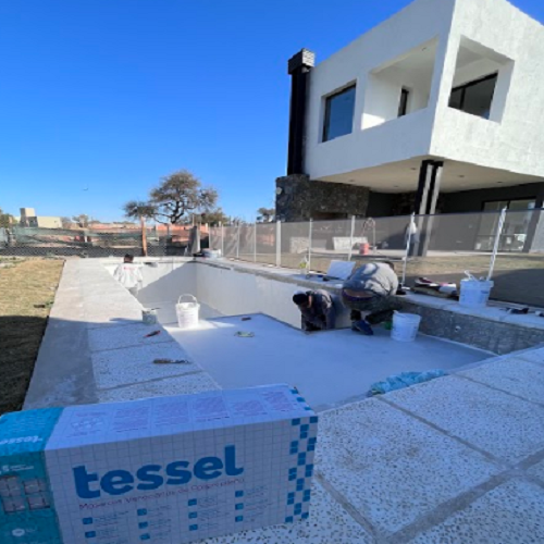 revestimiento de pileta