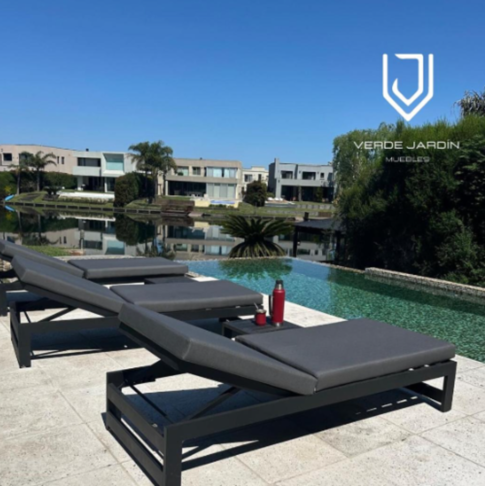 Reposeras de aluminio para exterior