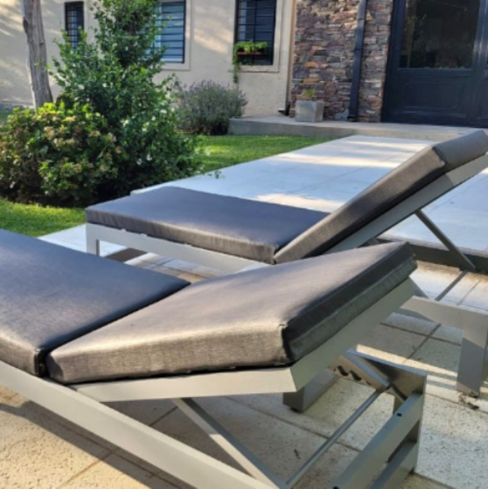 Reposeras de aluminio para exterior