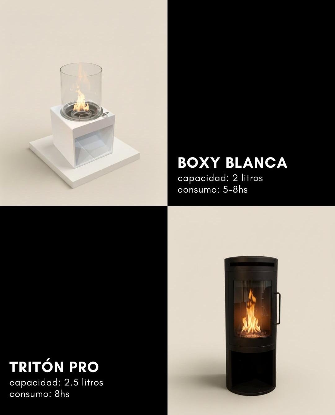 chimeneas decorativas